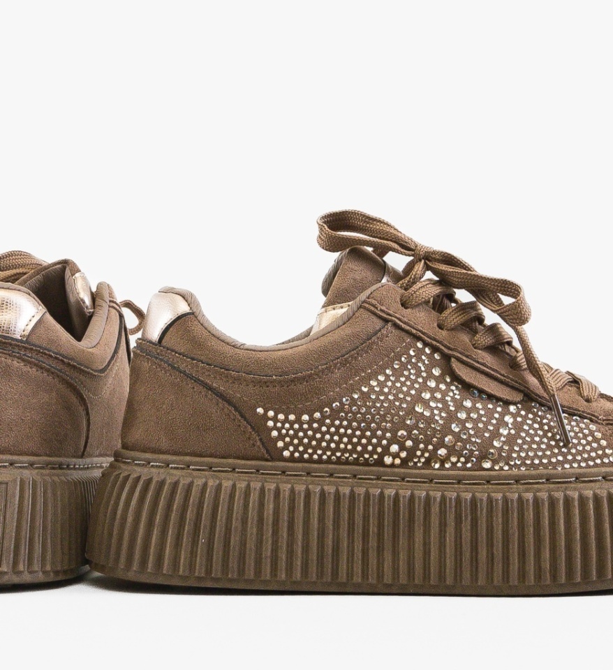 Sneakers dama Kare Khaki - Img 3