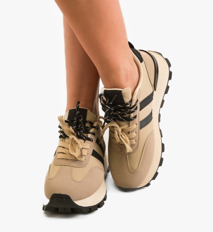 Sneakers dama Kilua Bej - Img 5