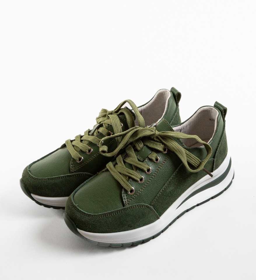 Sneakers dama Likolas Verzi - Img 4