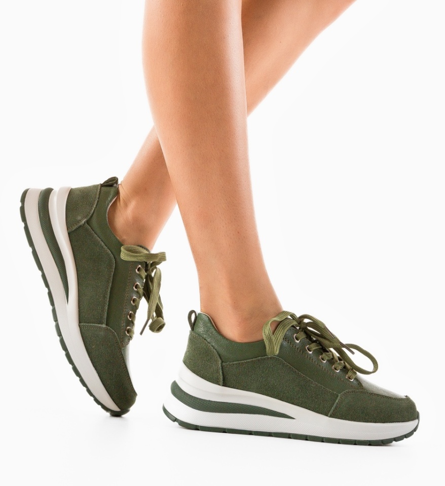 Sneakers dama Likolas Verzi - Img 11