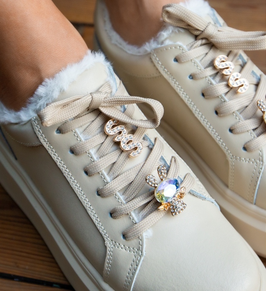 Sneakers dama Neraro Bej - Img 3