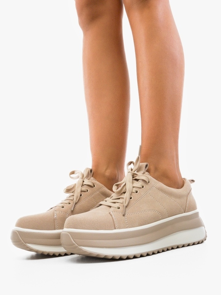 Sneakers dama Oliver Bej - Img 5