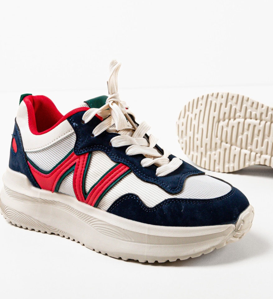 Sneakers dama Osborne Bleumarin - Img 3