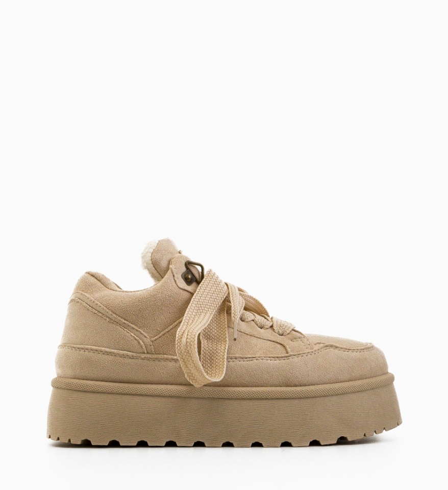 Sneakers dama Pardy Bej - Img 2