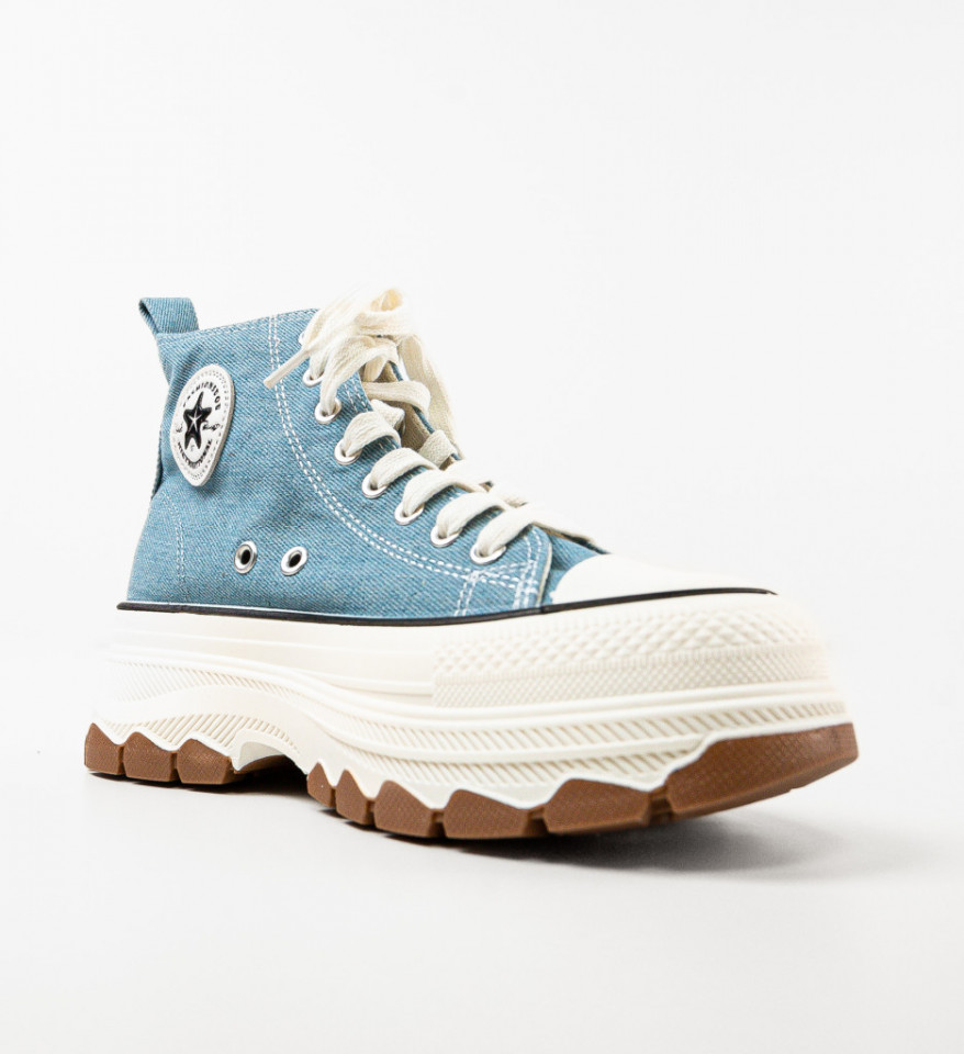 Sneakers dama Puss Albastri - Img 2