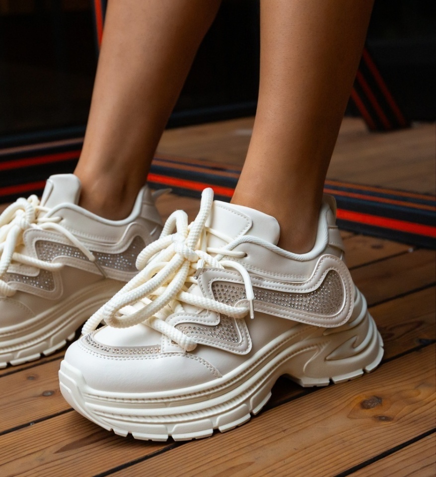 Sneakers dama Rafe Bej - Img 5