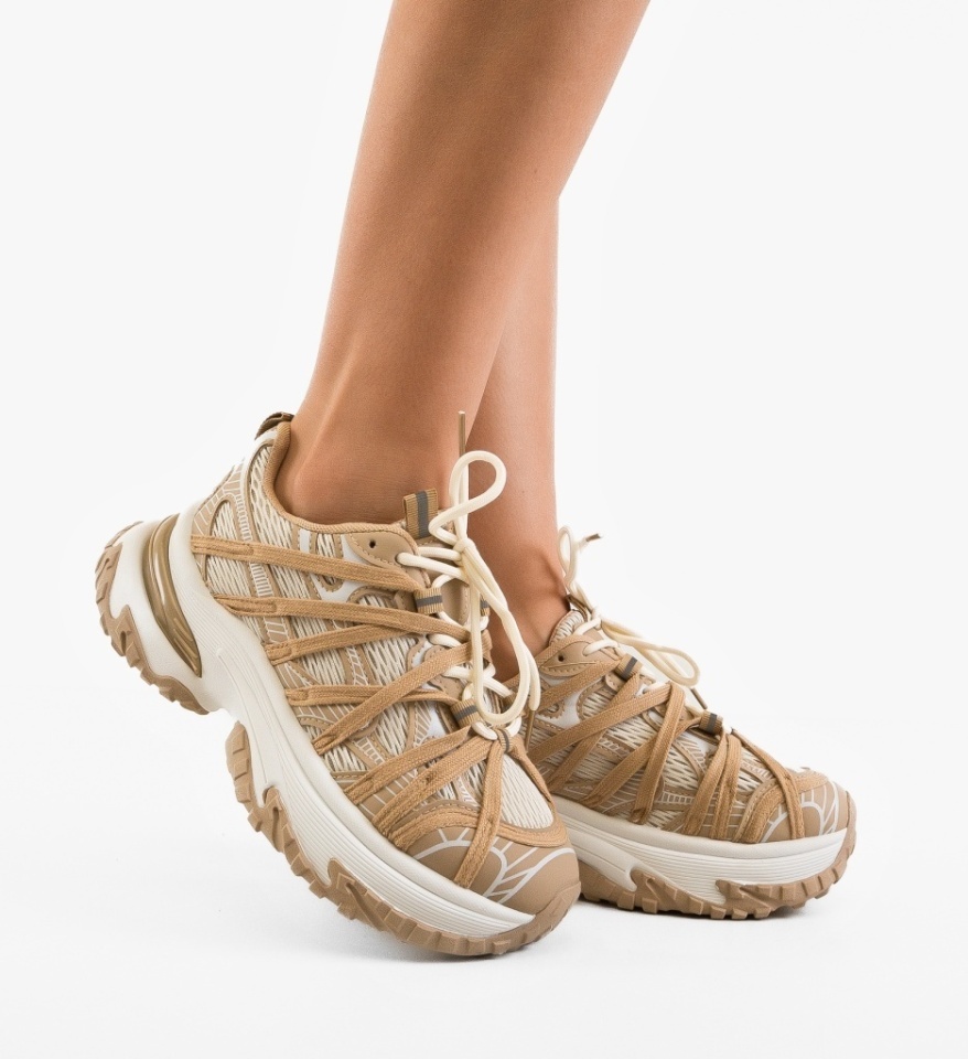 Sneakers dama Ranbow Khaki - Img 3