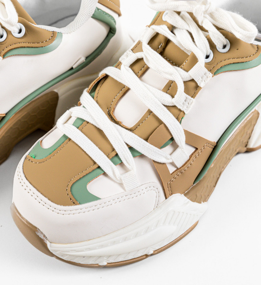 Sneakers dama Samir Khaki - Img 3