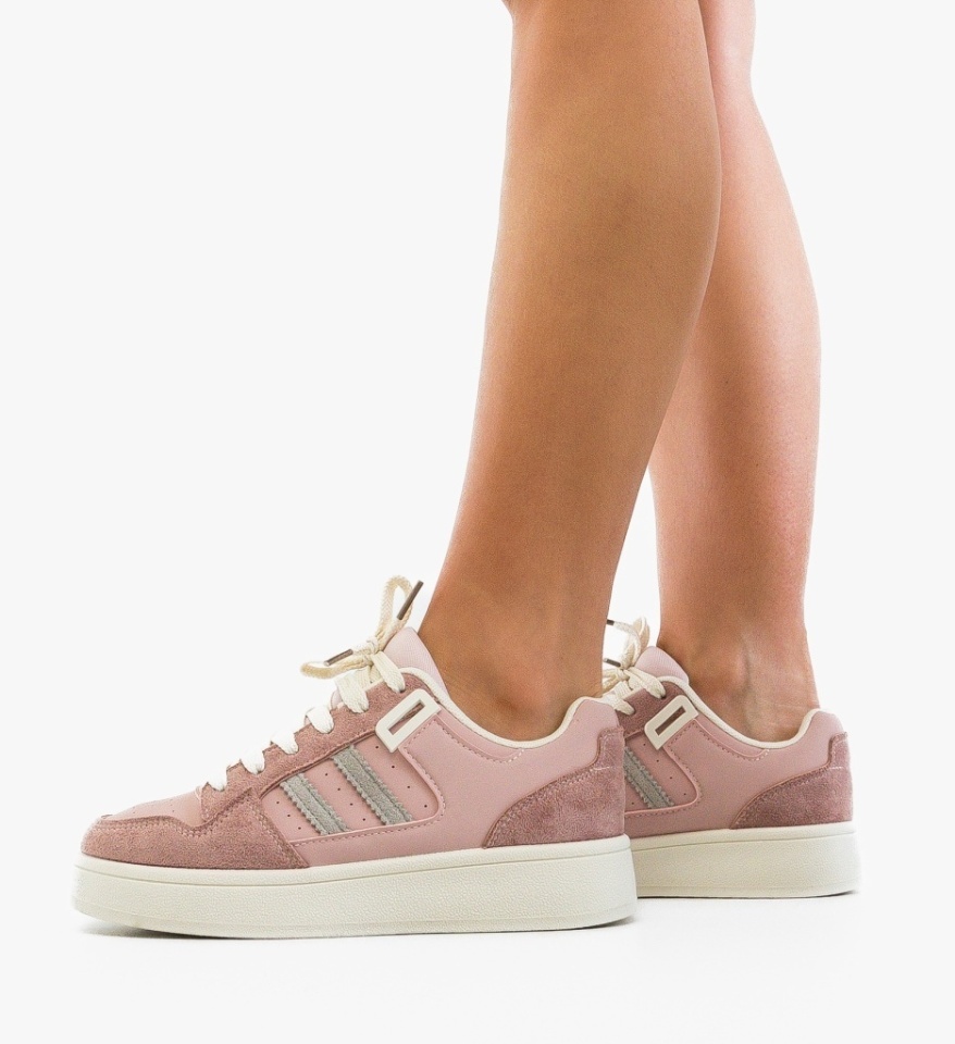 Sneakers dama Spring Roz - Img 6