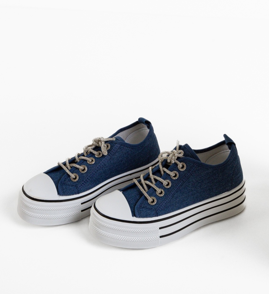 Sneakers dama Steaia Albastri - Img 3