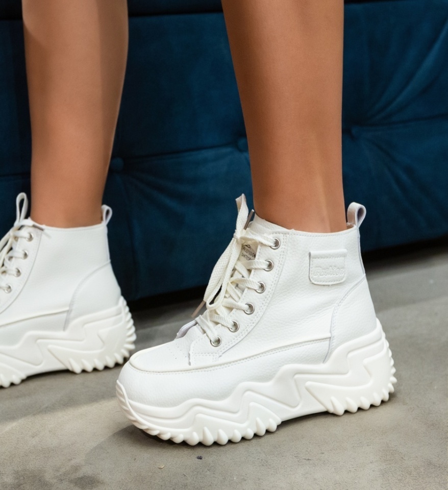 Sneakers dama Vevery Bej - Img 2