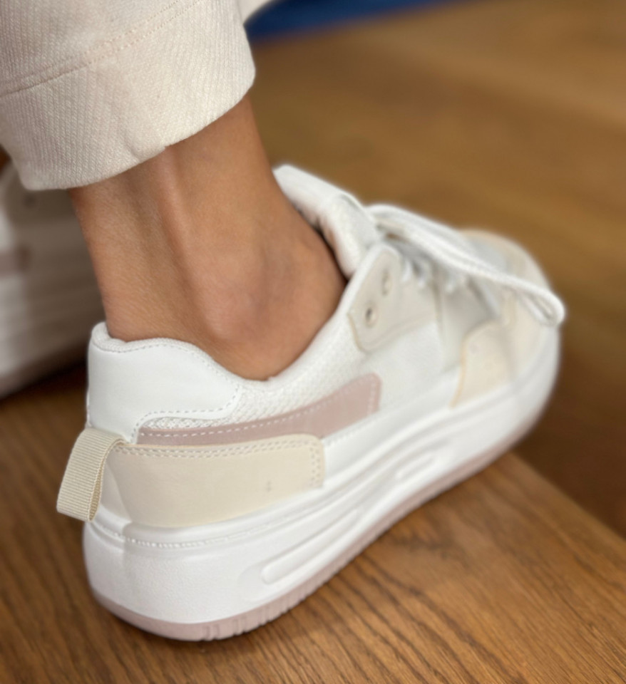 Sneakers dama Yijun Bej 2 - Img 3