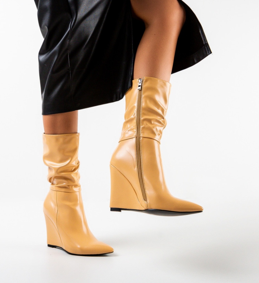 Botine dama Freeman Bej - Img 6
