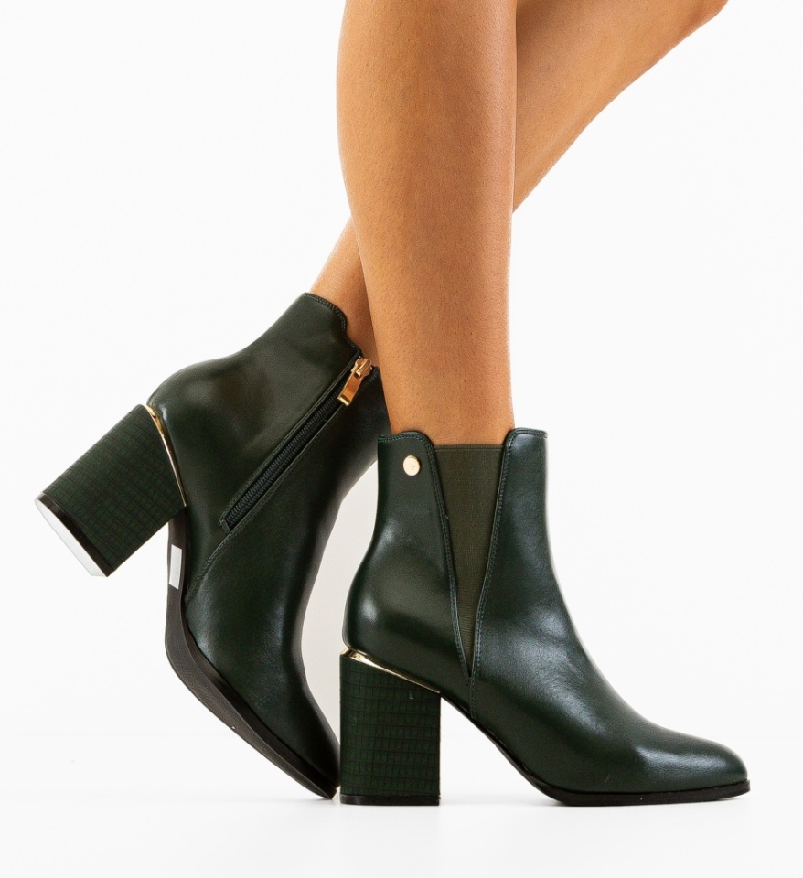 Botine dama Inimay Verzi - Img 6