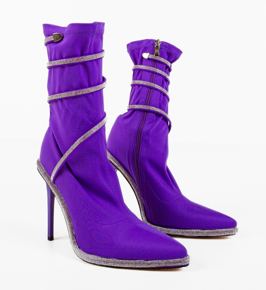 Botine dama Marijn Mov - Img 3