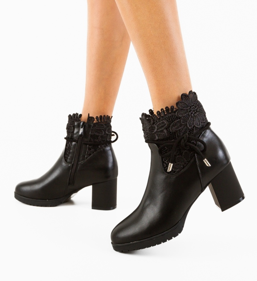Botine dama Nelnel Negre 2 - Img 5