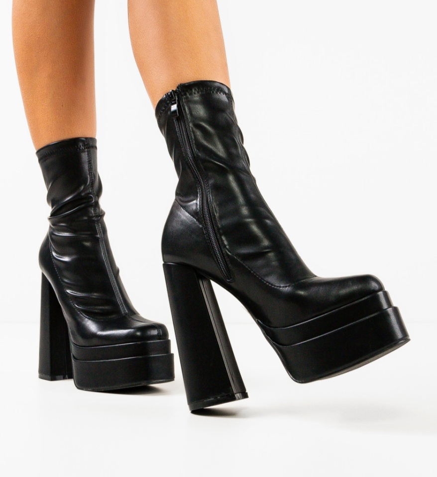 Botine dama Platouy Negre - Img 5