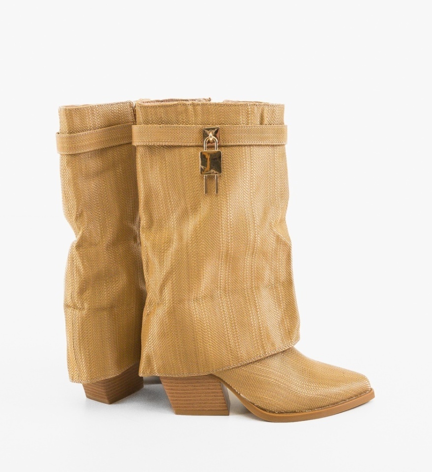 Botine dama Raffa Bej - Img 3