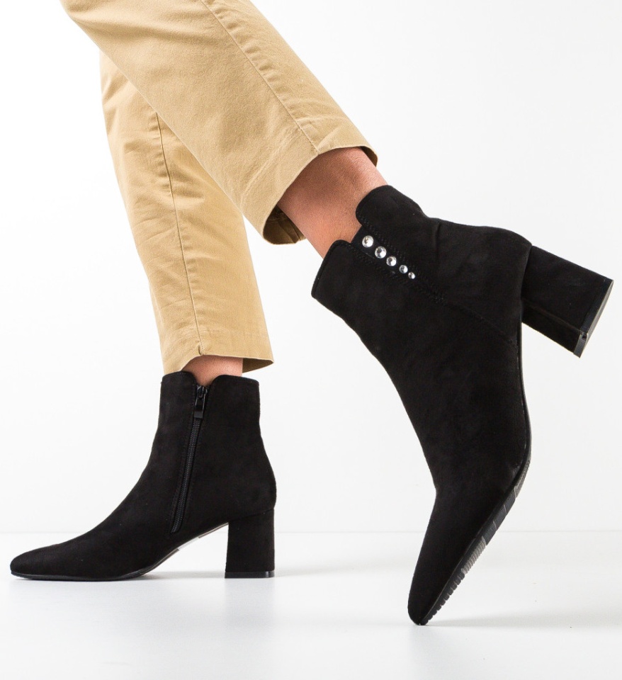 Botine dama Rezaq Negre - Img 5
