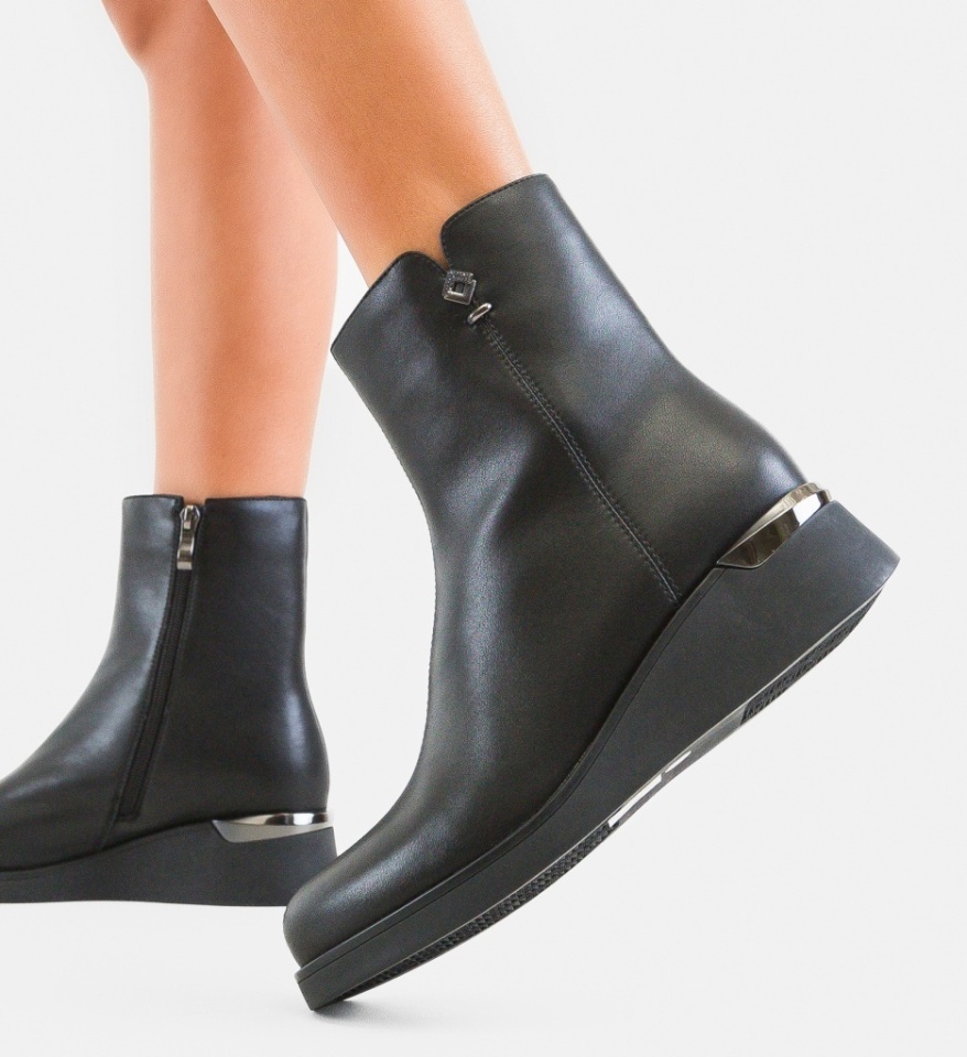 Botine dama Simina Negre 2 - Img 4