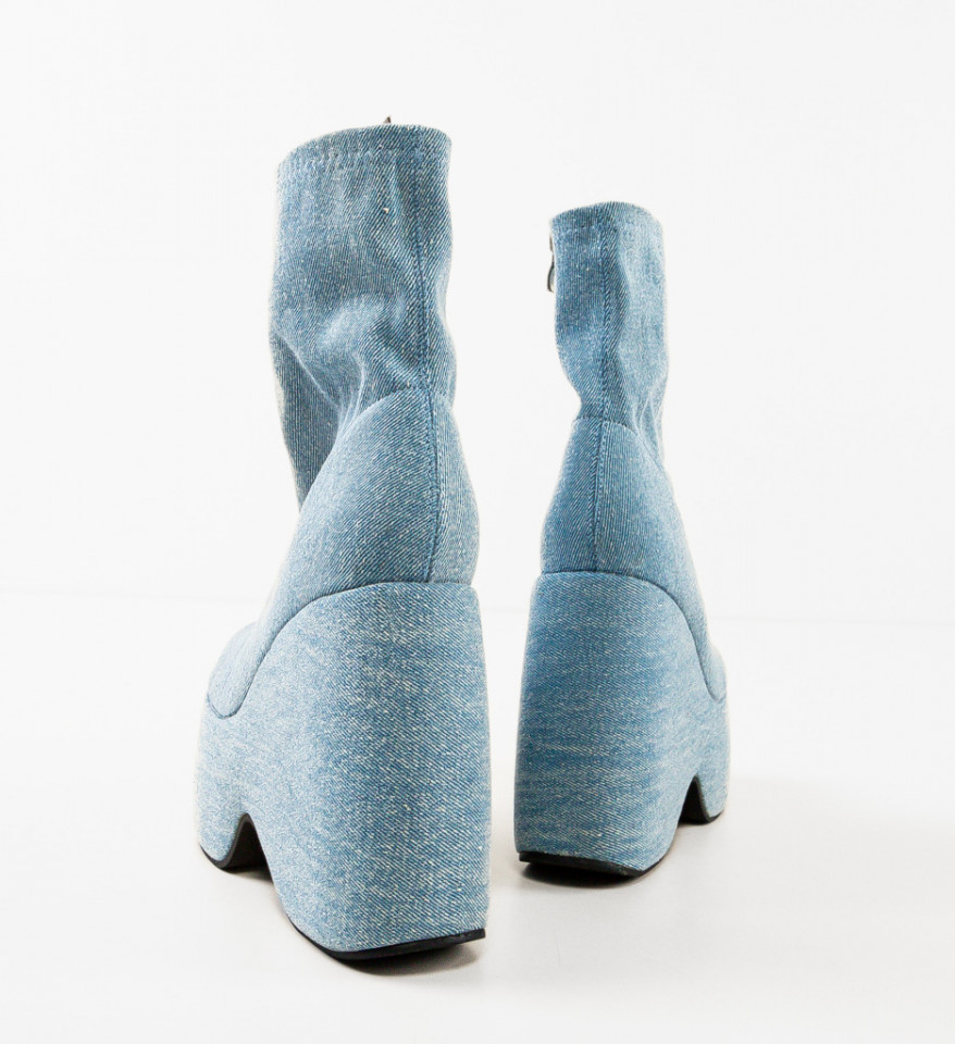 Botine dama Stelar Albastre 2 - Img 2
