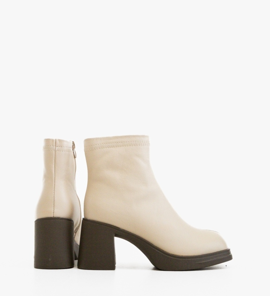 Botine dama Tafta Bej - Img 3
