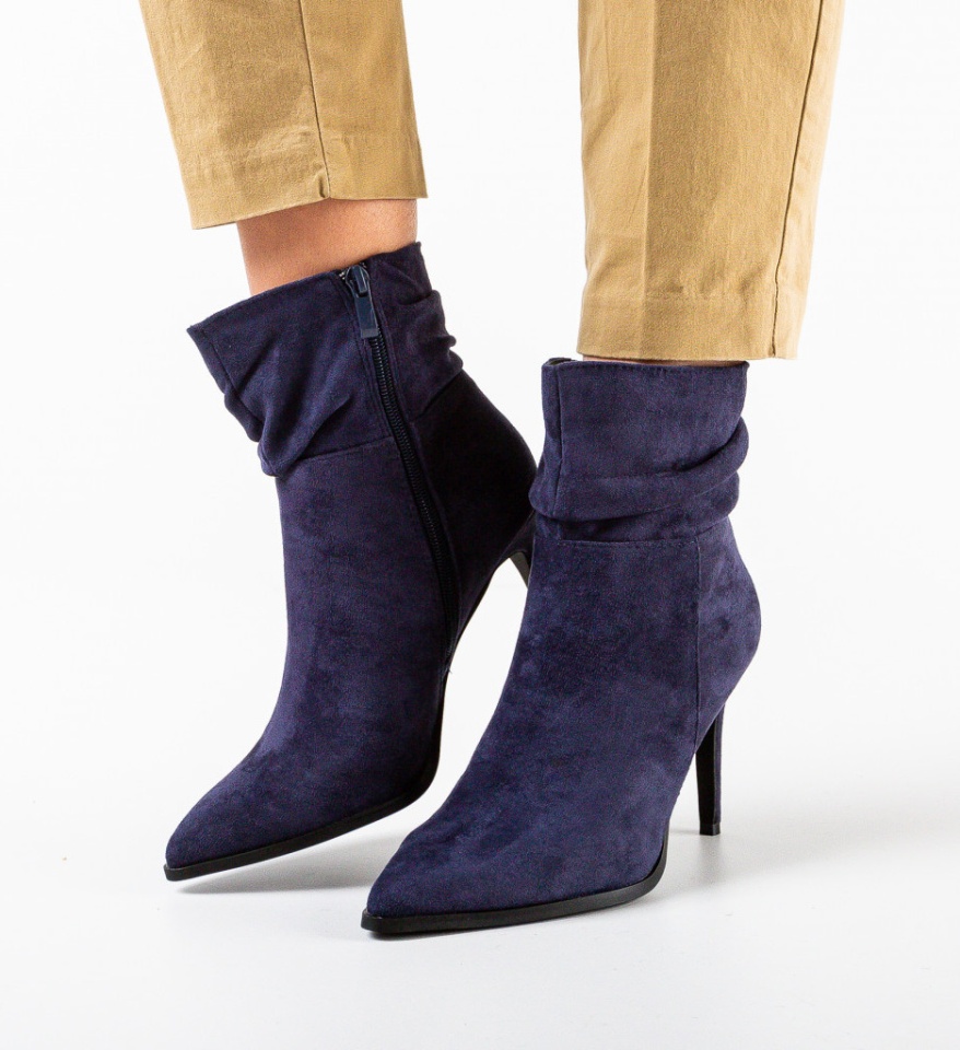Botine dama Ving Bleumarin - Img 4