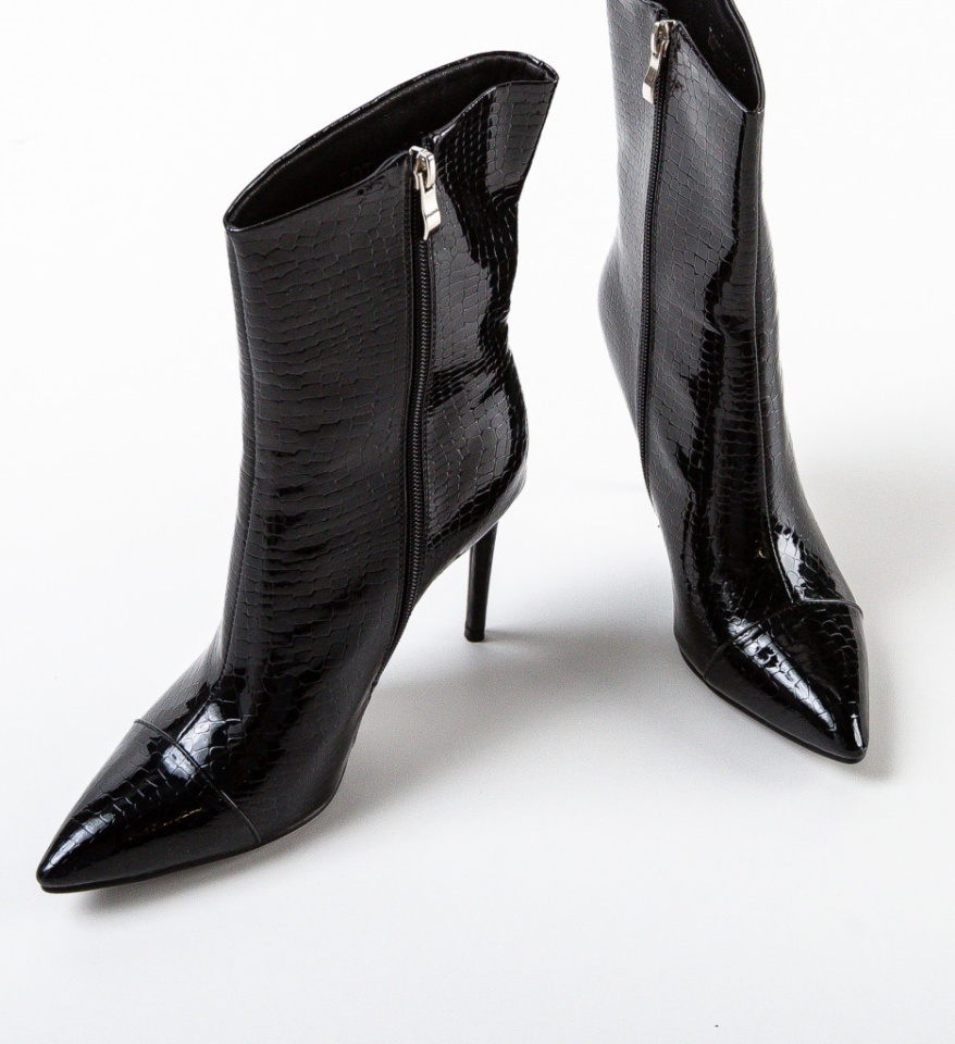 Botine dama Yassin Negre - Img 9