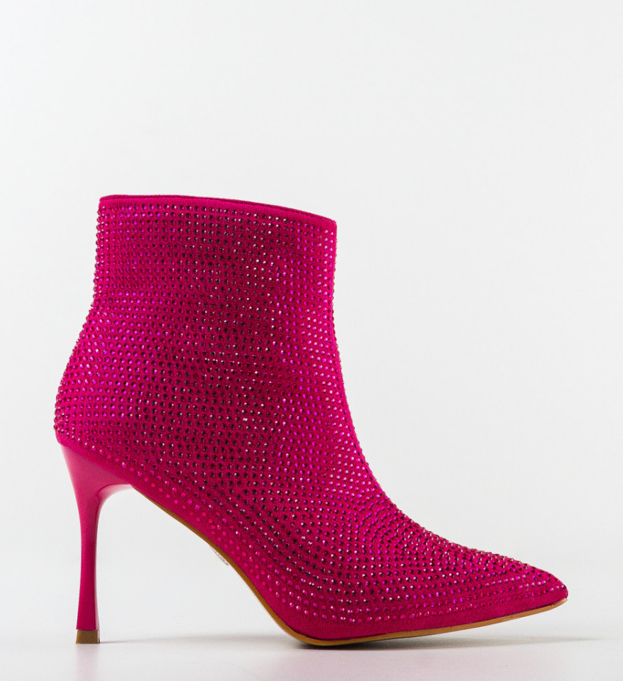 Botine dama Zayne Fuchsia
