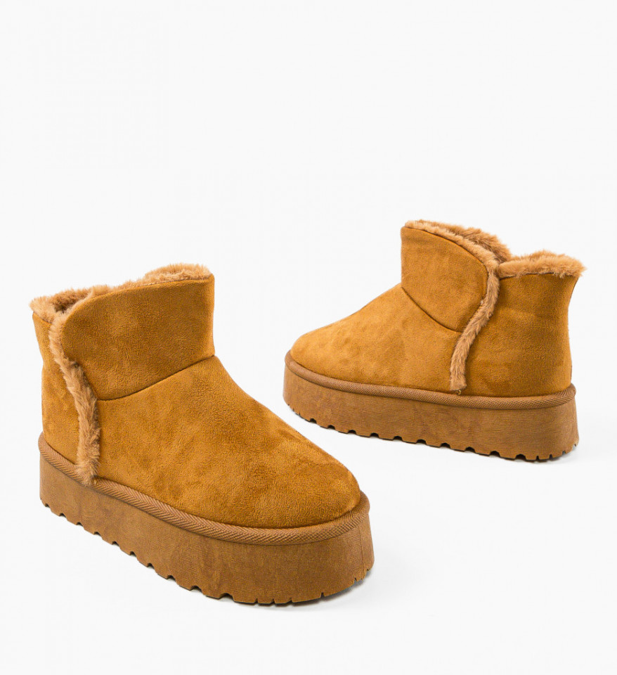 Cizme tip Ug Cleo Camel - Img 3
