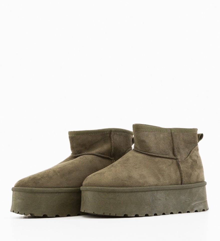 Cizme tip UG Latte Khaki - Img 5