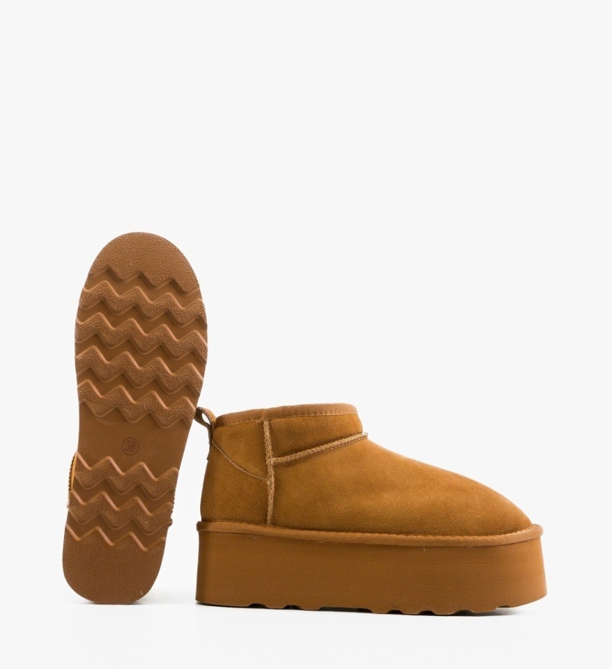 Cizme tip Ug Zayne Camel - Img 3