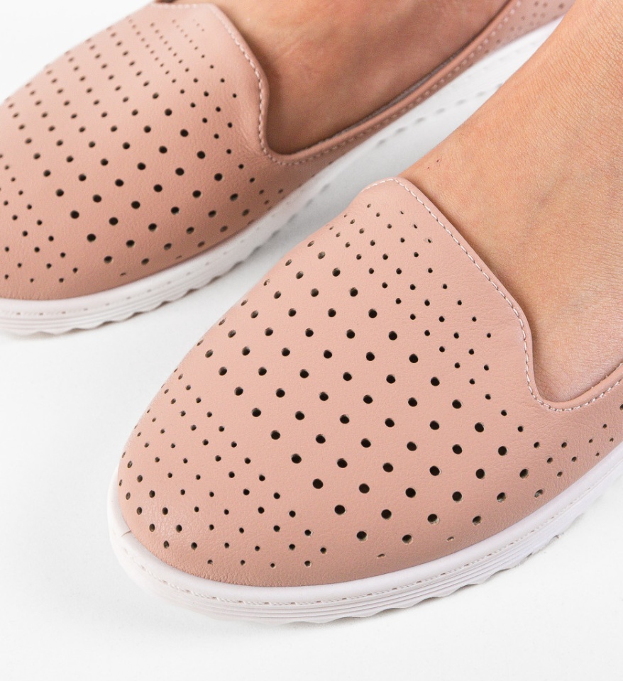 Espadrile Casual Jekare Roz - Img 5