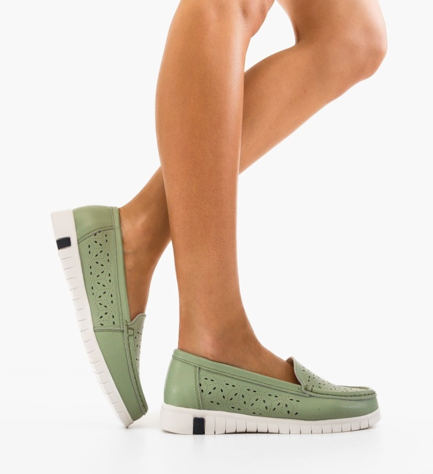 Espadrile dama Skrell Verzi - Img 4