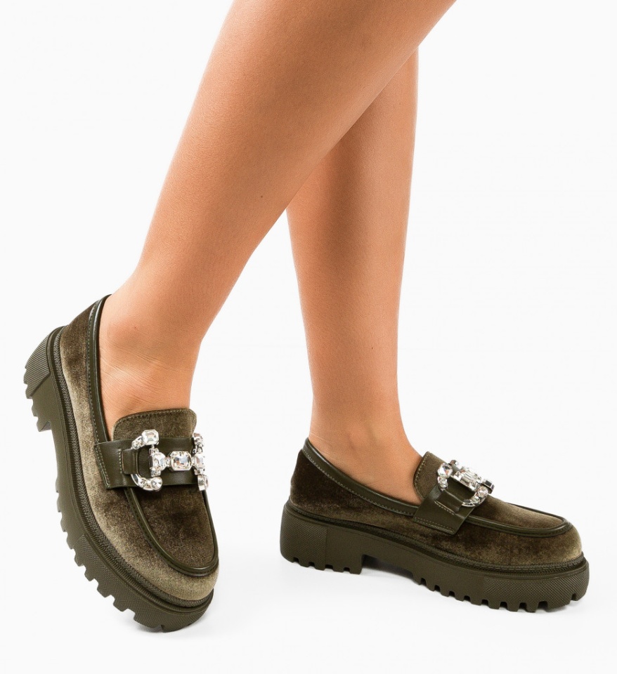 Pantofi Casual Adkins Verzi - Img 6