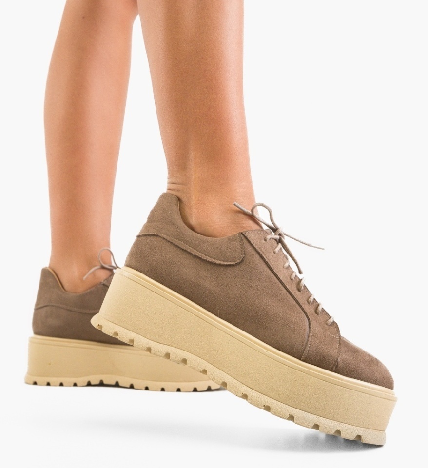 Pantofi Casual Amdre Khaki - Img 4