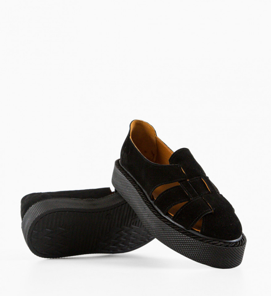 Pantofi Casual Anura Negri - Img 3