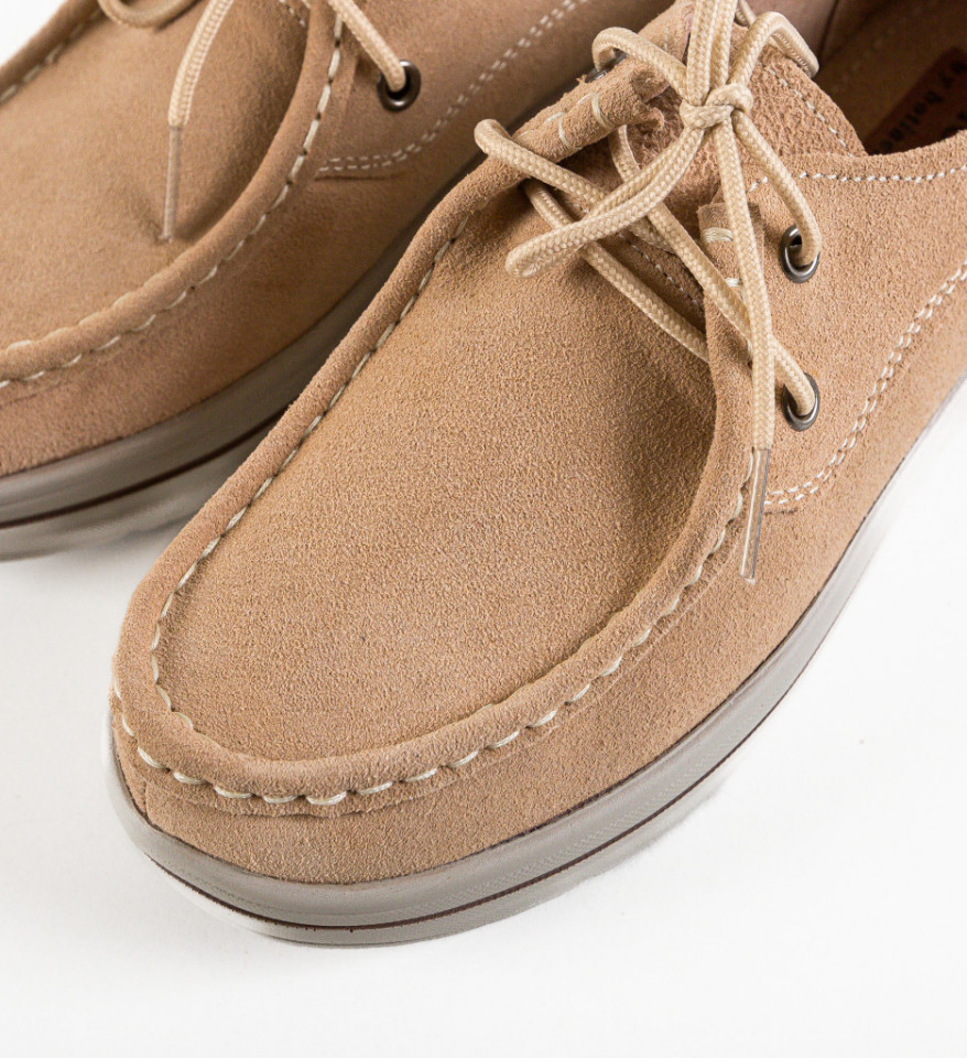 Pantofi Casual Auron Bej - Img 4