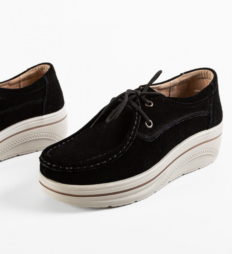 Pantofi Casual Auron Negri - Img 2