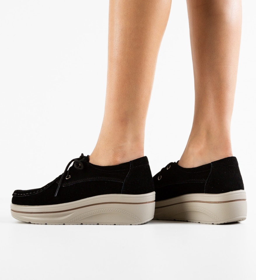 Pantofi Casual Auron Negri - Img 6