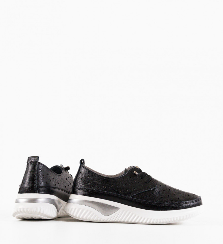 Pantofi Casual Balaj Negri - Img 2