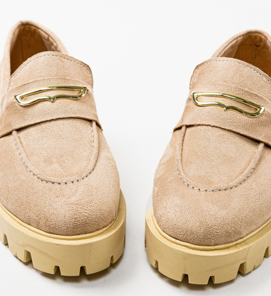 Pantofi Casual Beikrols Bej - Img 2