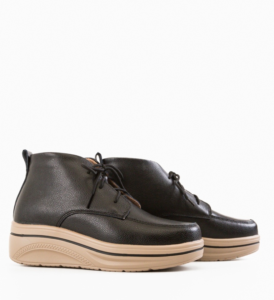 Pantofi Casual Bergamon Negri - Img 4