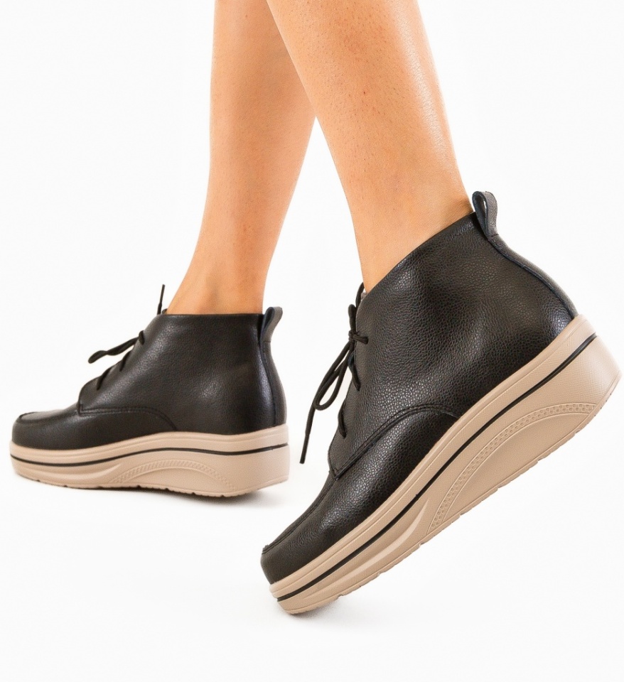Pantofi Casual Bergamon Negri - Img 5