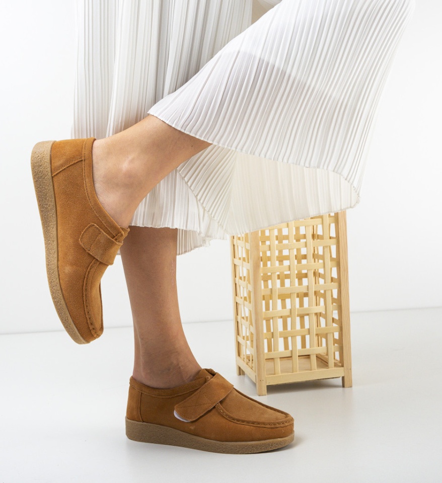 Pantofi Casual Boba Camel - Img 5