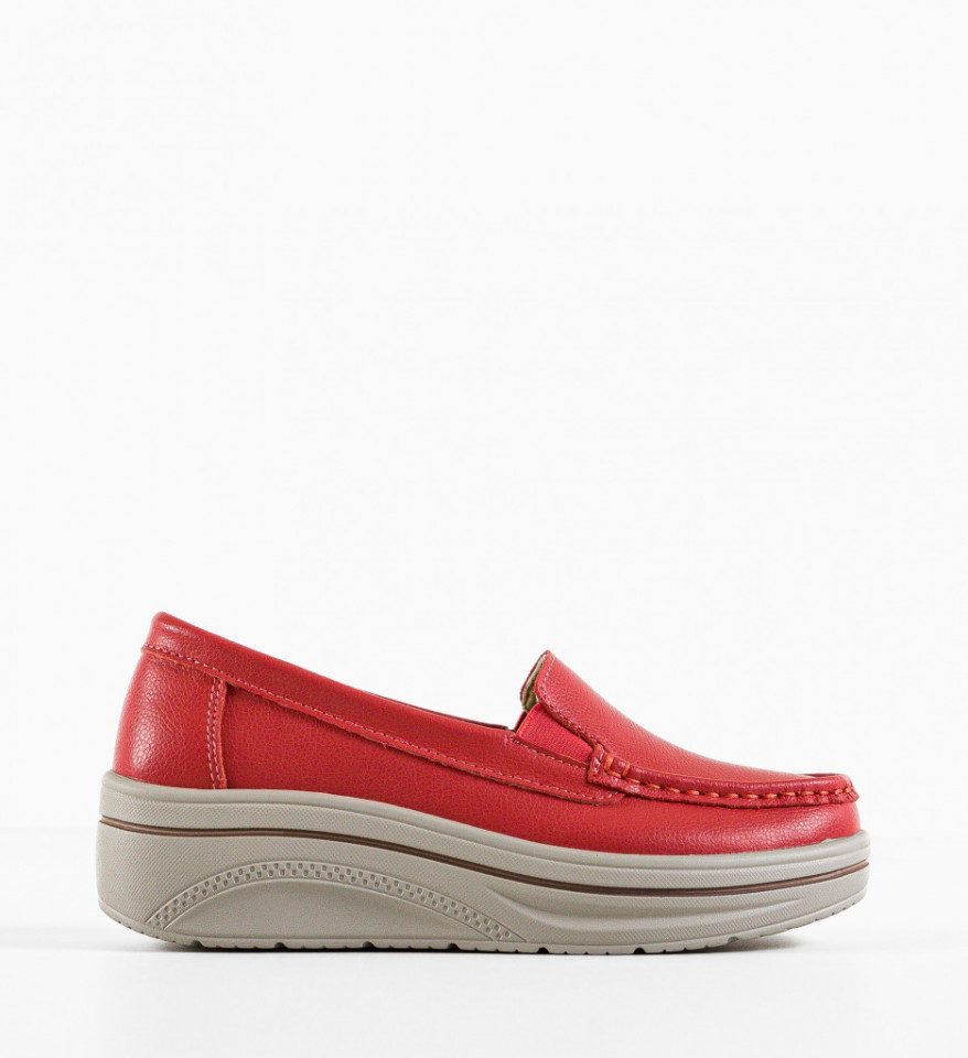 Pantofi Casual Brienne Rosii - Img 1