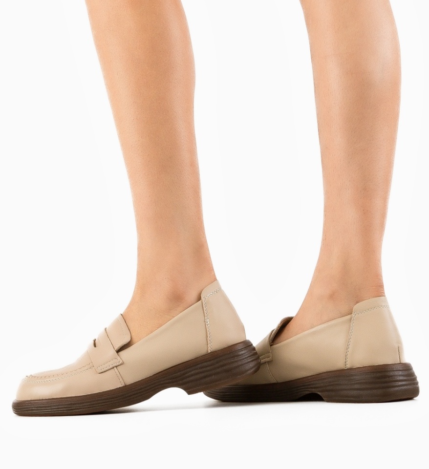 Pantofi Casual Byertes Bej - Img 10