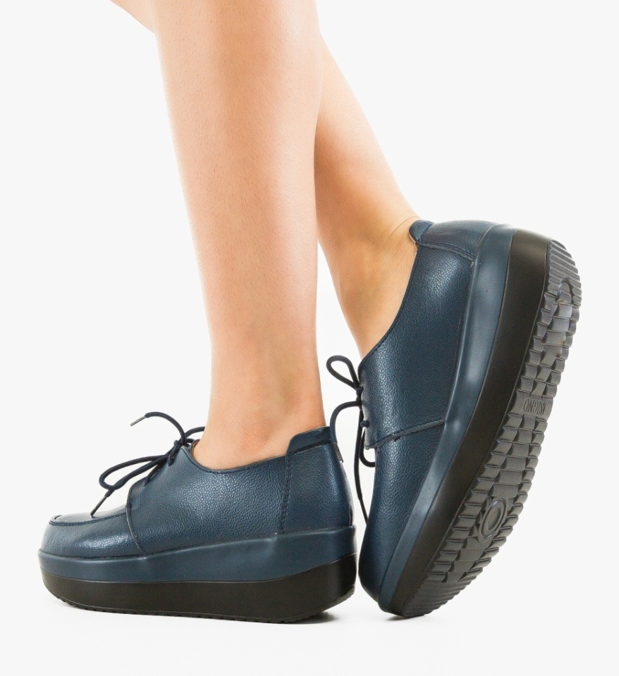 Pantofi Casual Creamt Albastri 2 - Img 2