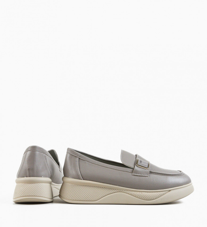 Pantofi casual dama Catlyn Gri - Img 2