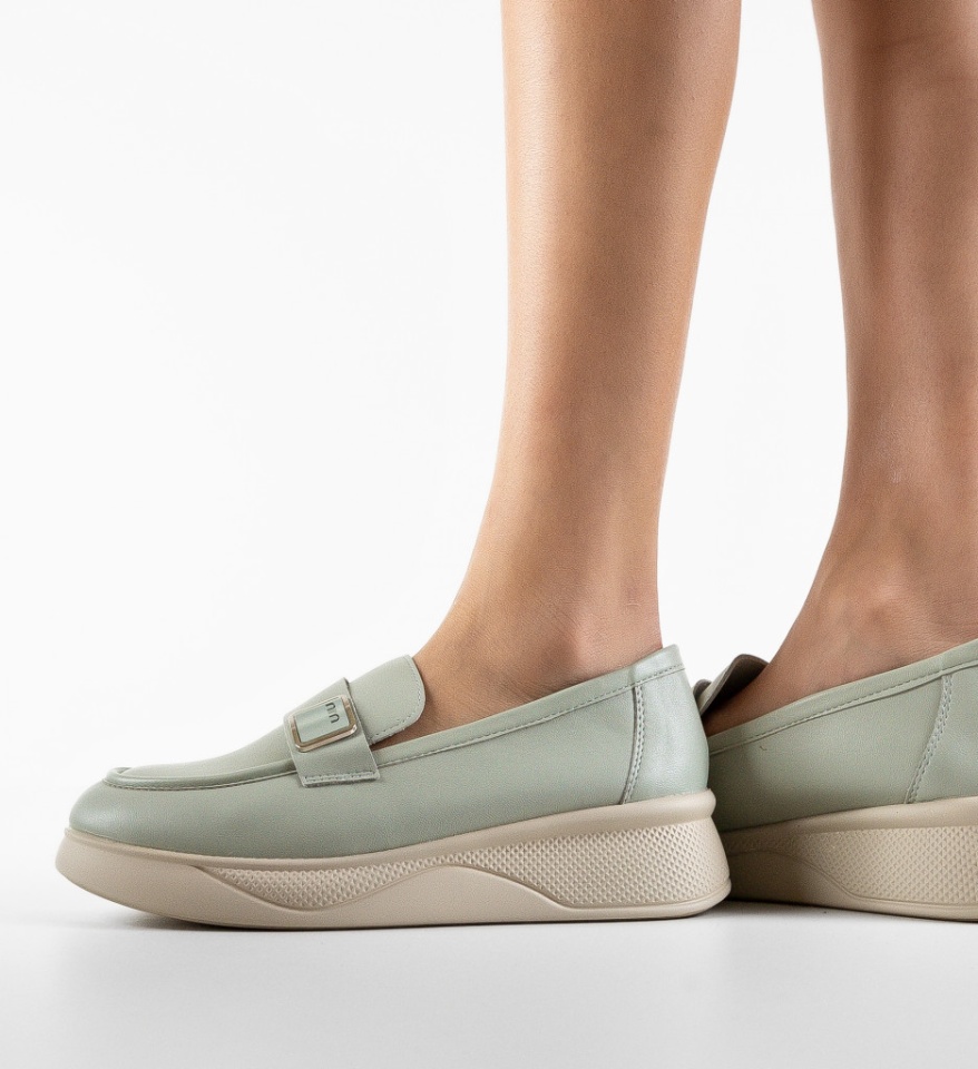 Pantofi casual dama Catlyn Verzi - Img 4